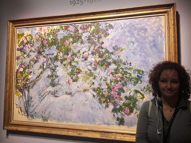 Alt= Chiara Lanari mostra Monet l'arte fa bene
